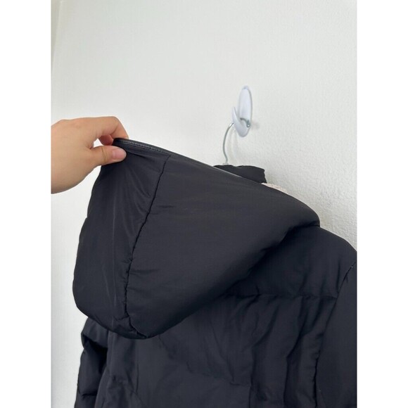 Ralph Lauren Black Label Down Puffer Jacket Full Zip Black Fleece Size Medium - Picture 13 of 13